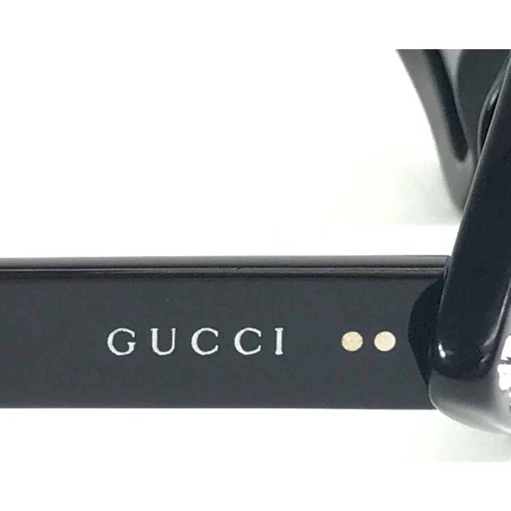 Gucci Sunglasses GG0496S 004 Black Crystal Frames Gray Lenses Hollywood Forever